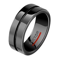 Anello Sector No Limits Uomo in Ceramica SACX17027